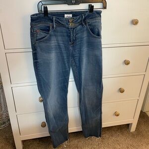 Hudson Jeans Crop Collin Skinny Jeans